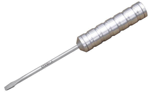 Stainless Steel (SS) Slotted Screwdriver With SS Handle 150mm