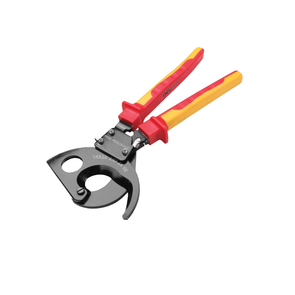 VDE 1000V Insulated Ratcheting Cable Cutter 380mm2