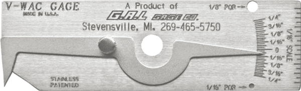 V-Wac Single Weld Gage