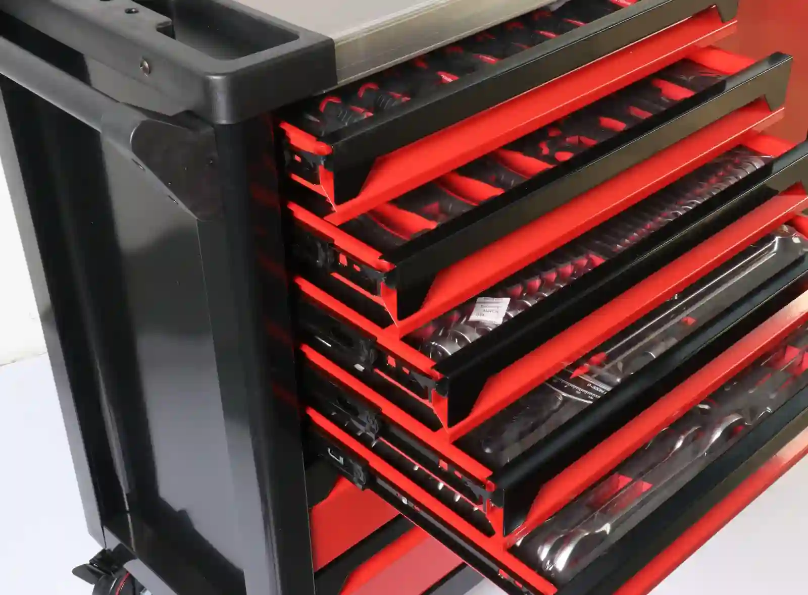 Tool Trolley 7 Drawer : 9 Compartment Workstation - Premium Line